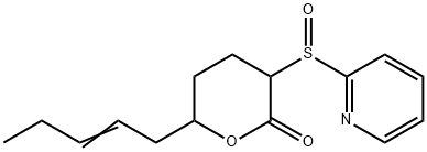6-(2-Pentenyl)-3-(2-pyridinylsulfinyl)tetrahydro-2H-pyran-2-one|