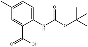 BOC-2-氨基-5-甲基苯甲酸, 669713-60-4, 结构式
