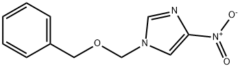 N-BENZYL OXYMETHYL-4-NITRO-IMIDAZOLE
 Struktur