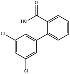 2-BIPHENYL-3',5'-DICHLORO-CARBOXYLIC ACID
 Struktur