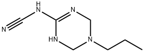 Cyanamide, (1,4,5,6-tetrahydro-5-propyl-1,3,5-triazin-2-yl)- (9CI) Structure
