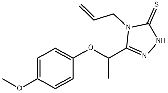 4-アリル-5-[1-(4-メトキシフェノキシ)エチル]-4H-1,2,4-トリアゾール-3-チオール price.
