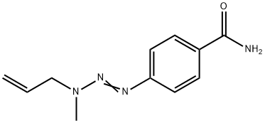 p-(3-アリル-3-メチル-1-トリアゼノ)ベンズアミド 化学構造式