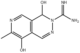 Pyrido[3,4-d]pyridazine-3(4H)-carboximidamide, 4,8-dihydroxy-7-methyl- (9CI) Structure