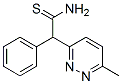 2-Phenyl-2-(6-methyl-3-pyridazinyl)thioacetamide Structure