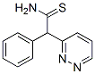 2-フェニル-2-(3-ピリダジニル)チオアセトアミド 化学構造式