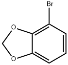 4-ブロモ-1,3-ベンゾジオキソール 化学構造式