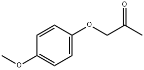 1-(4-メトキシフェノキシ)-2-プロパノン 化学構造式
