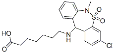 チアネプチン 化学構造式