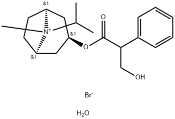 Ipratropium bromide monohydrate Struktur