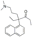 7-(ジメチルアミノ)-4-エチル-4-(1-ナフタレニル)-3-ヘプタノン 化学構造式