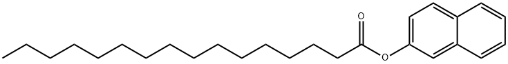 BETA-NAPHTHYL PALMITATE Structure