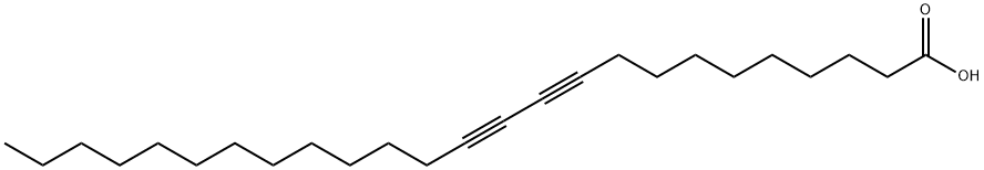 10,12-ペンタコサジイン酸 化学構造式