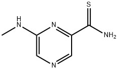 Pyrazinecarbothioamide, 6-(methylamino)- (9CI) Structure