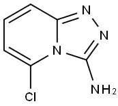 1,2,4-triazolo[4,3-a]pyridin-3-amine, 5-chloro-, 66999-63-1, 结构式
