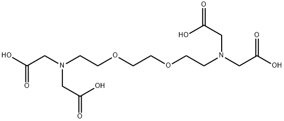 乙二醇双(2-氨基乙基醚)四乙酸,67-42-5,结构式