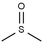 Dimethyl sulfoxide Struktur