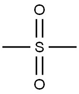 Dimethyl sulfone Structure