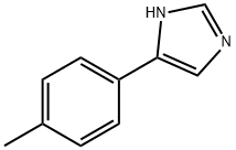 4-(4-メチルフェニル)-1H-イミダゾール 化学構造式