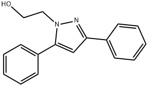 2-(3,5-diphenylpyrazol-1-yl)ethanol Struktur