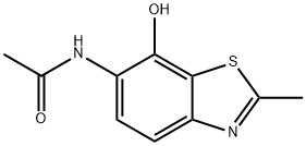 Acetamide, N-(7-hydroxy-2-methyl-6-benzothiazolyl)- (9CI),67002-72-6,结构式
