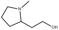 N-甲基-2-(2-羟乙基)吡咯烷,67004-64-2,结构式