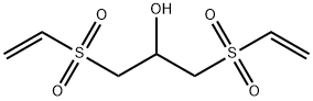 1,3-ビス(ビニルスルホニル)-2-プロパノール 化学構造式