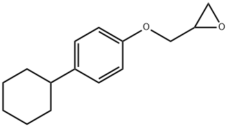 [(4-cyclohexylphenoxy)methyl]oxirane Struktur
