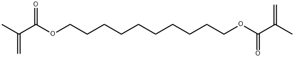 2-甲基-2-丙烯酸-1,10-癸二酯,6701-13-9,结构式