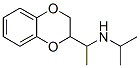 2-(1-Isopropylaminoethyl)-1,4-benzodioxane Struktur