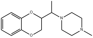 2-[1-(4-Methyl-1-piperazinyl)ethyl]-1,4-benzodioxane Struktur