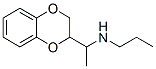 2-(1-Propylaminoethyl)-1,4-benzodioxane Struktur