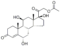 21-O-Acetyl 6α-Hydroxy Cortisol, 67012-81-1, 结构式