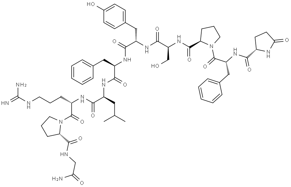 (D-PHE2·6,PRO3)-LHRH 结构式