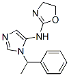 N-(2-Oxazolin-2-yl)-1-(1-phenylethyl)-1H-imidazol-5-amine 结构式