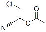 3-Chloro-2-acetyloxypropanenitrile Structure