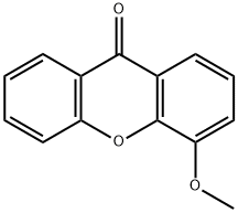 4-メトキシ-9H-キサンテン-9-オン 化学構造式
