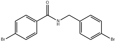 4-BroMo-N-(4-broMobenzyl)benzaMide, 97% Structure