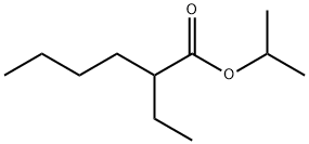 isopropyl 2-ethylhexanoate Structure