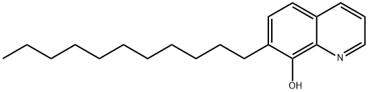 7-ウンデシルキノリン-8-オール 化学構造式