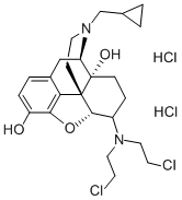 BETA-CHLORNALTREXAMINE 2HCL 化学構造式