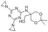 5-{[4,6-bis(1-aziridinyl)-1,3,5-triazine-2-yl]amino]-2-2-dimehtyl-1,3-dioxane-5-methanol Structure