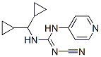 2-Cyano-1-(dicyclopropylmethyl)-3-(4-pyridyl)guanidine Structure