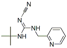 1-tert-Butyl-2-cyano-3-(2-pyridylmethyl)guanidine Structure