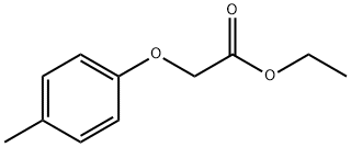 2-(4-メチルフェノキシ)酢酸エチル 化学構造式