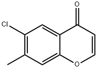 6-クロロ-7-メチルクロモン 塩化物 化学構造式