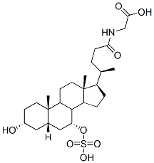 N-[(3a,5b,7a)-3-hydroxy-24-oxo-7-(sulfooxy)cholan-24-yl]-glycine|
