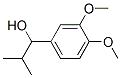 α-イソプロピル-3,4-ジメトキシベンゼンメタノール 化学構造式