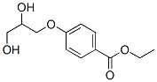 p-(2,3-Dihydroxypropoxy)benzoic acid ethyl ester Structure