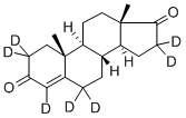 雄烯二酮(2,2,4,6,6,16,16-D7), 67034-85-9, 结构式